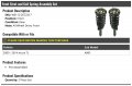 Front Strut And Coil Spring Assembly 2 Piece Set Compatible With 2009-2014 Acura Tl Awd
