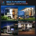 Mictuning Rv Porch Light 13 Inch 90w Led Exterior Utility Awning 2800lm 6000k Aluminum Housing Ip67 Waterproof Replacement