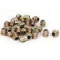 M5x10mm Zinc Alloy Hex Socket Insert Female Male E-nuts Threaded Screws 30pcs 