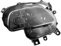 Left Driver Side Halogen Headlight Assembly With Black Trim For 2014-2018 Jeep Cherokee 