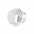 X Autohaux 5 Sets M18x1 5mm Metal Car Engine Oil Pan Drain Cap Screw Bolt Plug With Gasket