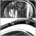 Auto Dynasty Compatible With Mazda 6 Driving Bumper Fog Light Bezel Covers Wiring Switch Chrome Trim Clear Lens Gj1