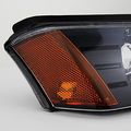 Akkon For Avalanche Body Cladding Model Black Bezel Headlights Front Lamps Bumper Signal Lights Set 