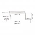 Uxcell U Shaped Connector Bracket 28 X 62mm 304 Stainless Steel For Door Closed Bar Holder Strut Channel 6pcs