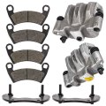 Niche Rear Left Right Brake Caliper Pad Set For 2014-2019 Polaris Ranger Crew 900 Rzr Xp 4 1000