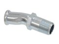 1956 1958 Corvette Water Pump Fitting Curved Lower 5 8 In