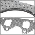 Aluminum Exhaust Manifold Header Gasket Set Compatible With 89-94 Geo Tracker Suzuki Sidekick 1 6l Samurai 3l