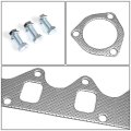 Aluminum Exhaust Manifold Header Gasket Set Compatible With 89-94 Geo Tracker Suzuki Sidekick 1 6l Samurai 3l