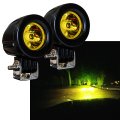 Oz-usa Amber Mini Trail Lights Led Cree Spot Motorcycle Offroad Dual Sport Enduro Fog 