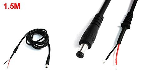 Dc 5 X 2 1mm Male Power Cable Cord 4 9ft For Cctv Camera