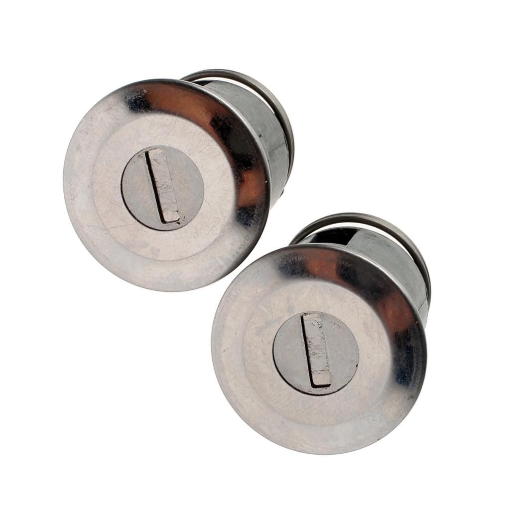 Door Lock Set For Chrysler Cirrus 1995 To 2000 Chrome Finish Direct Snap Fit Male Round Connector