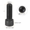 Uxcell 3 8-16x1 Hex Socket Head Cap Screw Bolts 12 9 Grade Alloy Steel 10pcs