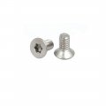 Uxcell M2x4mm T6 304 Stainless Steel Flat Torx Head Screw 50pcs