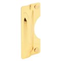 U 9502 3 In X 7 Brass Plated Steel Latch Shield 2 Pack 