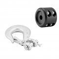 Wsays Winch Cable Stopper And 1 4 Clevis Slip Hook For Atv Utv 