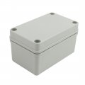 Uxcell 130mm X 80mm 70mm Dustproof Ip65 Junction Box Diy Case Enclosure Gray
