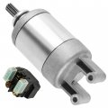 Caltric Starter With Relay Solenoid Compatible Yamaha Fz6 Fz-6 Fzs6 2004 2005 2006 2007 2008 2009