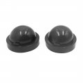2pcs 105mm Dia Rubber Housing Seal Cap Dust Cover For Car Led Hid Headlight 