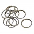 Heng-parts 10pcs Bicycle 33mm 40mm Headset Caged Ball Bearing For Mtb Road Bike Cycling Bearings 