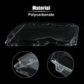 X Autohaux Car Front Headlight Headlamp Lense Clear Lens Cover Cap Pc Shell For Bmw E46 2002-2005 4 Door 63126924045