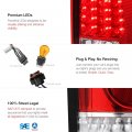 Led Tail Light Lamp Assembly For 2003-2006 Chevy Silverado 1500 2500 3500 Rosso Red Lens Driver And Passenger Side