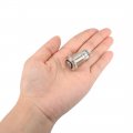 Uxcell Momentary Metal Push Button Switch 16mm Mounting Dia 1no 1nc 12v Blue Led Light High Flat