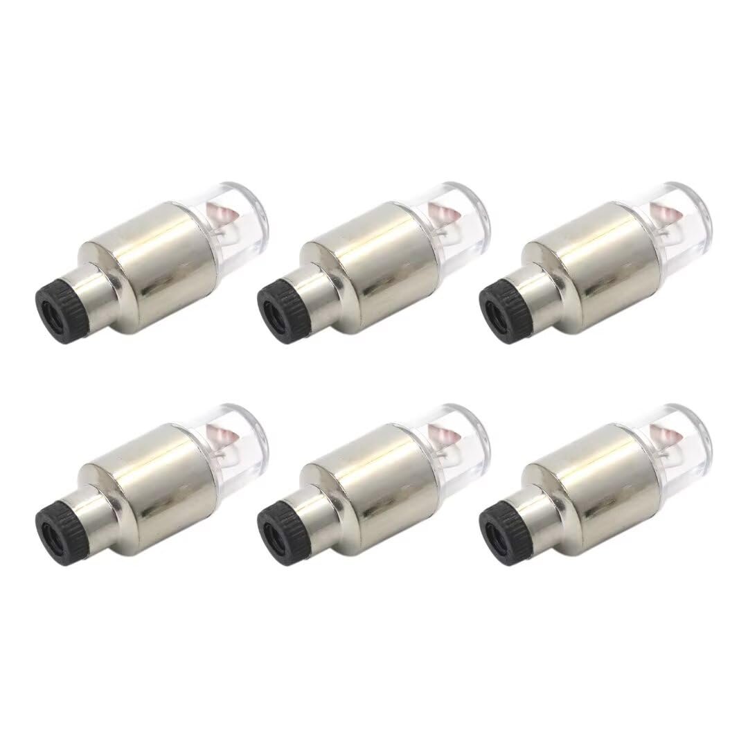 Led Valve Stem Caps Lights Kit 6pcs Colorful Flash Tyre Wheel Cap For Car Bike Bicycle Motorcycle Tire Light Cool Stems