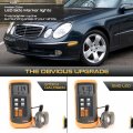 Vipmotoz Front Full Led Side Marker Lights Lamps Compatible With 2003-2006 Mercedes Benz W211 E Class E320 E350 E500 E55 Amg