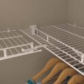 2 Pack 3 White Wire Shelf Corner Support Bracket Replacement For Closetmaid 1001