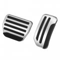 2pcs Brake And Gas Accelerator Pedal Covers Anti-slip No Drilling Aluminum Alloy Foot Pads For Nissan Pathfinder 2013-2021 