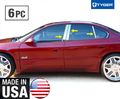 For 2000-2006 Pontiac Bonneville 6 Pc Stainless Steel Chrome Pillar Post Trim 