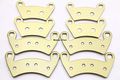 Front And Rear Sintered Metal Brake Pads For Polaris Ranger Razor Rzr Xp 900 2011 To 2015 800 4 Hd 1000 Diesel Fa354 Fa452 8 