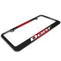 Dodge Dart Racing Stripe Black Metal License Plate Frame