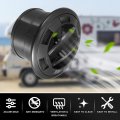 X Autohaux 4pcs Round Ac Air Outlet Vent Louvered Dashboard Electroplate Knob For Rv Bus Boat Yacht Caravan Passenger Car 72mm