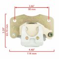 For Can-am Outlander 650 Max 2006-2015 Rear Brake Caliper W Pads And Disc Mod-ztf1-13145