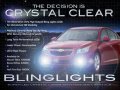Blinglights Compatible Blue Led Lights For 2008-2014 Chevrolet Cruze