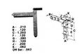 Crl Zinc Die-cast Swivel Key 1 250 Leg 210 Width- Package Of 20 
