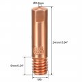Uxcell Mig Tip 0 8mm Welding Contact Tips For Binzel 15ak Pack Of 10