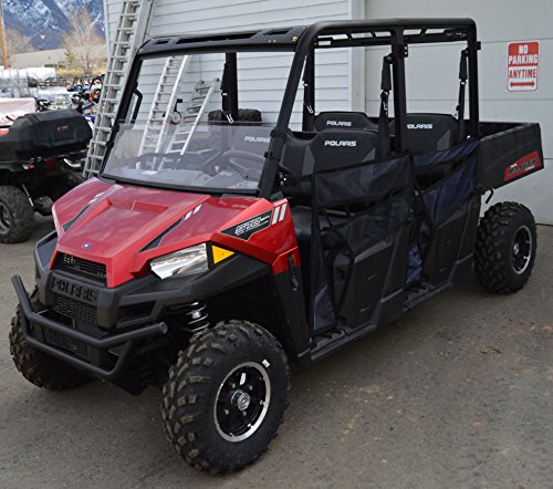 Polaris Ranger Mid Size 45 Width Half Windshield 2015 And Newer -scratch Resistant- The Ultimate In Side By Versatility Premium