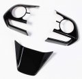 Avest Steering Panel 3p Set Piano Black Compatible Model Harrier 80 Series Camry 70 Crown 220 Corolla 210 