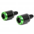 Mc Motoparts Mshine Cnc Bar Ends For Gsx-r 600 2011-2019 12 13 14 15 16 17 18 Green