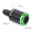 Mc Motoparts Mshine Cnc Bar Ends For Gsx-r 600 2011-2019 12 13 14 15 16 17 18 Green