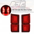 Topteng Led Tail Light Rear Brakelight Tail For Polaris Ranger 1000 2020-2021 Crew Xp 2018-2021