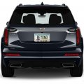Ipick Image For Cadillac Xt6 Metal License Plate Frame Chrome