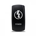 Ch4x4 Rocker Switch Power Symbol Blue Led