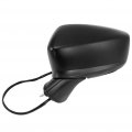 Ocpty Driver Side Mirror For 2016-2018 Toyota Yaris Outside Accessories Easy-adjustable Manual Folding Turn Signal View