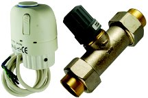 Non-electric Straight Zone Valve 3 4 24volt W End Switch Danfoss Twa4400