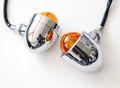 Panhead Chrome Turn Signal Universal Cruiser Chopper Custom Bobber Cafe Racer Xl