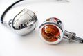 Panhead Chrome Turn Signal Universal Cruiser Chopper Custom Bobber Cafe Racer Xl 
