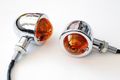 Panhead Chrome Turn Signal Universal Cruiser Chopper Custom Bobber Cafe Racer Xl